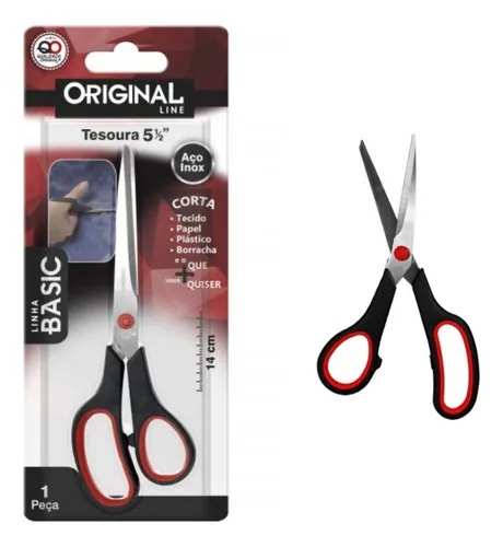 TESOURA BASIC 14CM